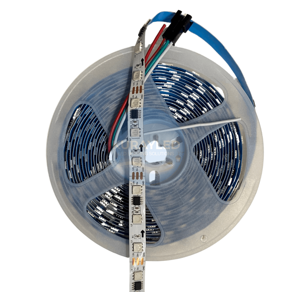 3000K Sıcak Beyaz Pixel Led Şerit WS2811 IP20 12V 60 Led/M – 5 Metre