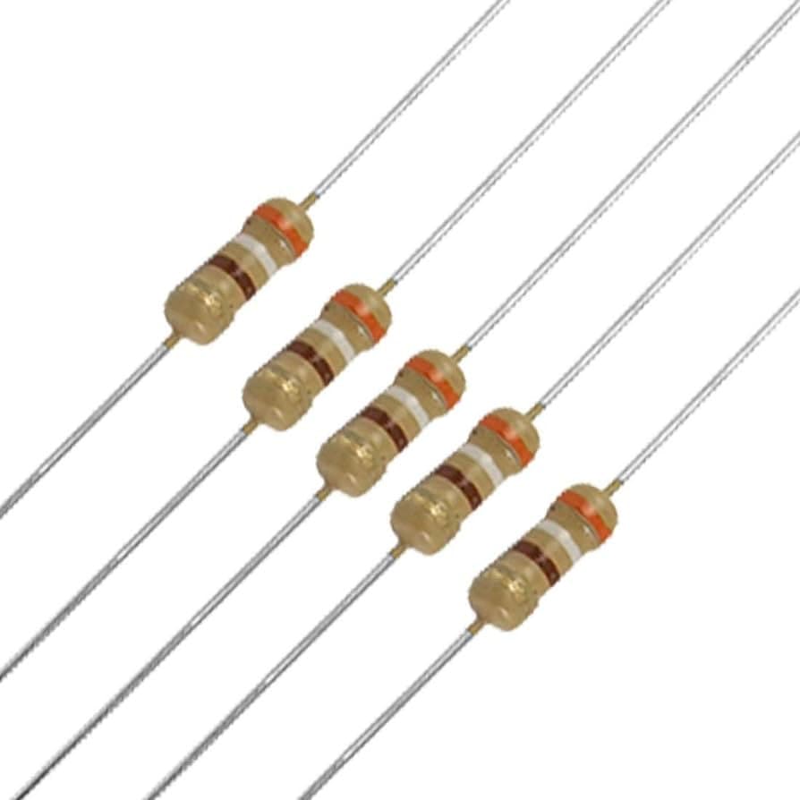390 Ohm 1/4W Direnç, (390R 1/4W) 10 adet