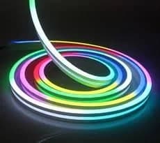WS2811 RGB Neon Pixel Şerit LED 12V – IP67 | 96 LED/m | Silikon Neon Tüp Tam Su