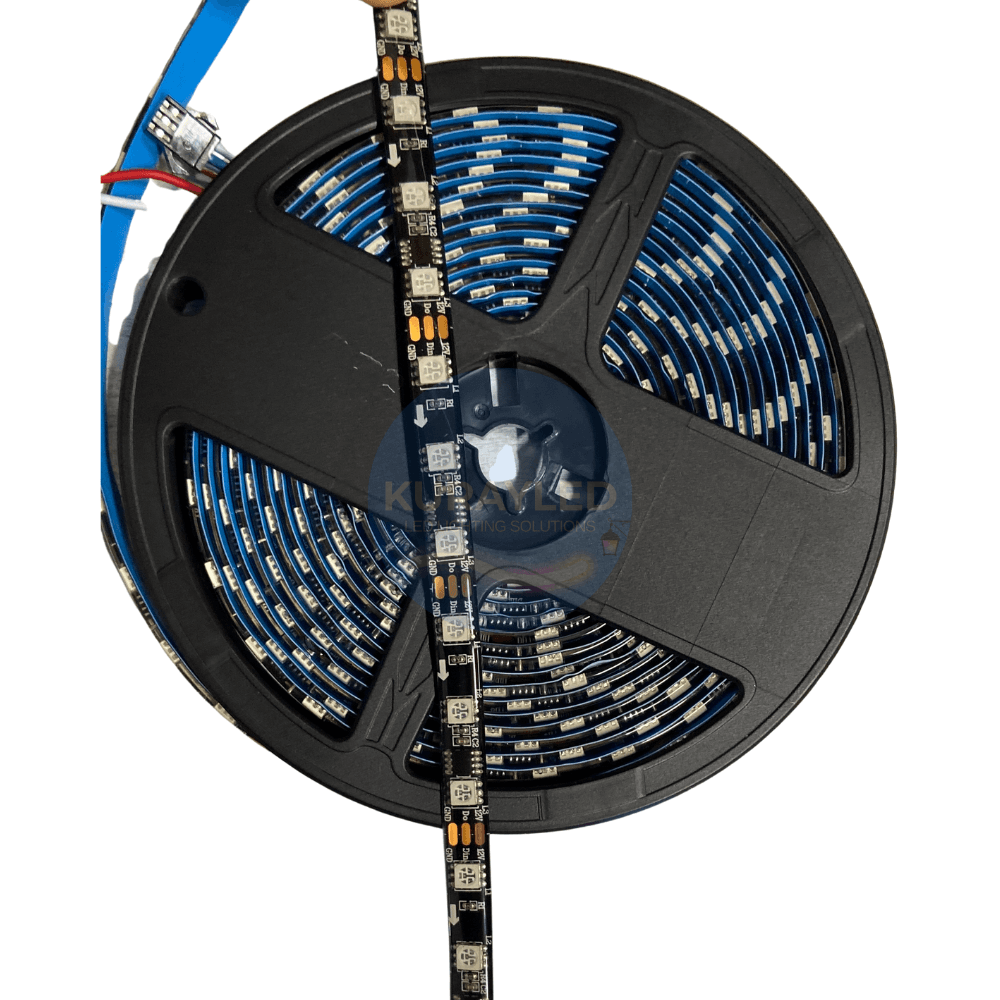 WS2811 IP65 RGB Pixel Şerit LED 12V – 5 Metre | 60 LED/m | ARGB Magic LED