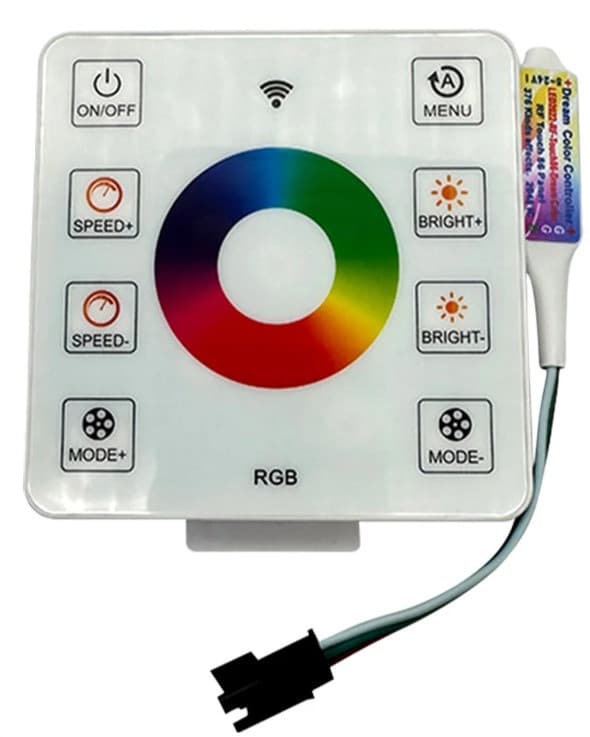 Dokunmatik RGB Pixel LED Kontrol Cihazı (DC12-24V / 2048 IC / RF Kumandalı)