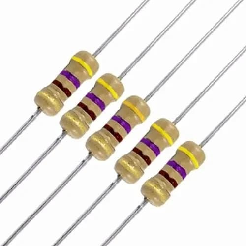 470 Ohm 1/4W Direnç, (470R 1/4W) 10 adet