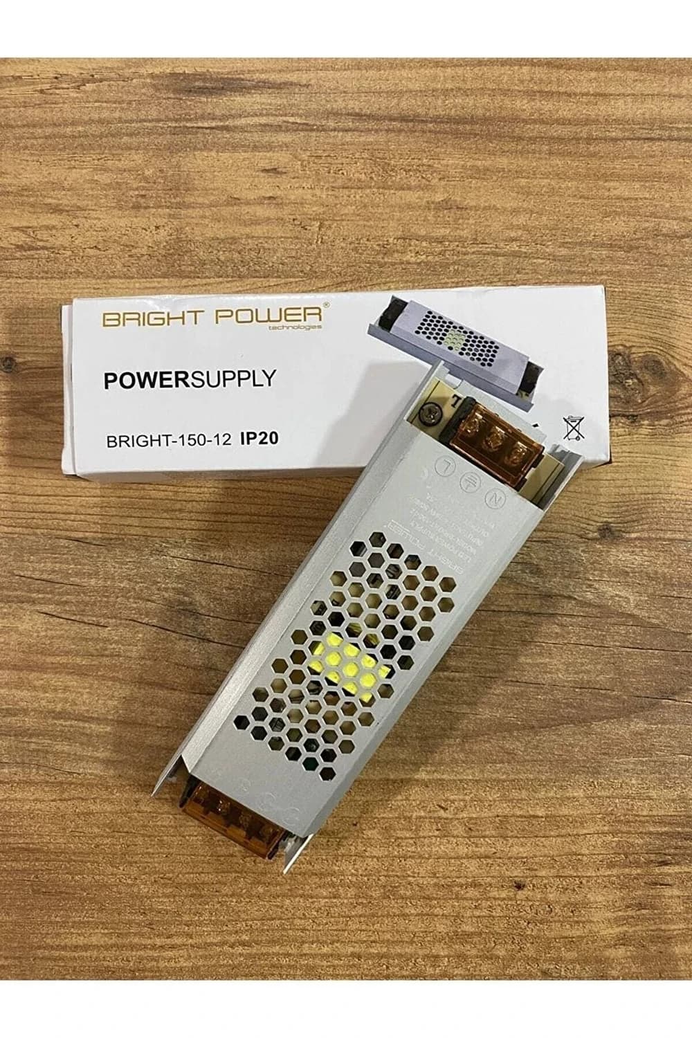 Bright Power 12V 12.5A 150W Ultra Slim LED Trafosu — Görsel 1